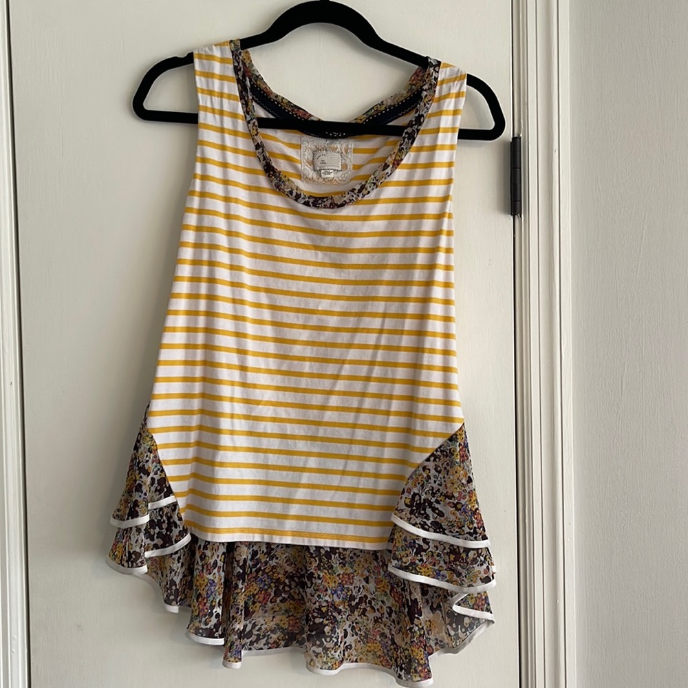 Anthropologie Peplum Tank